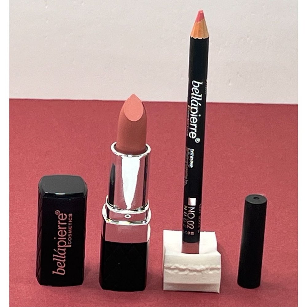 Bellapierre Cosmetics - Lipstick & Linner Duo - Matte Lip stick & Lipliner Nude